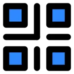 Two Dimensional Code One SVG Icon